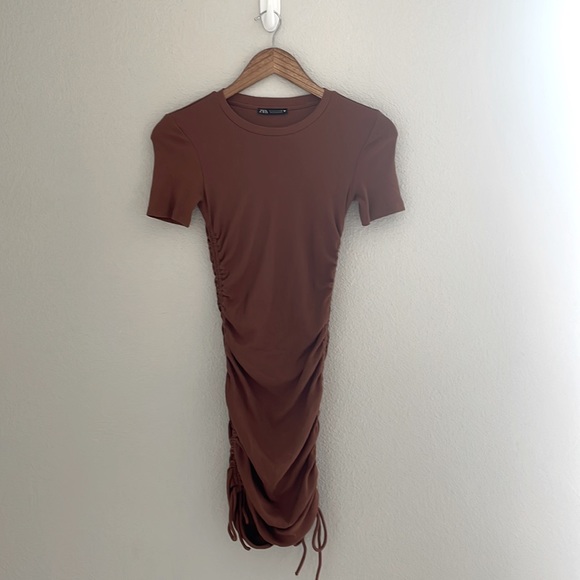 Zara Ribbed Mini Dress - Picture 2 of 6